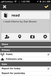 Mentor iOS Activity Details Mentor iOS Activity Details