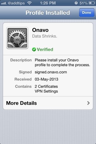 Onavo Protect iOS Profile