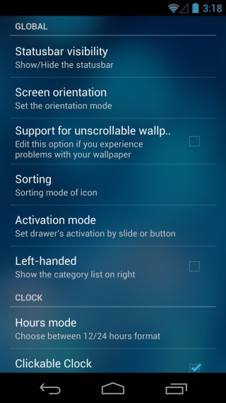 Smart Launcher Special_Settings Smart Launcher Special_Settings
