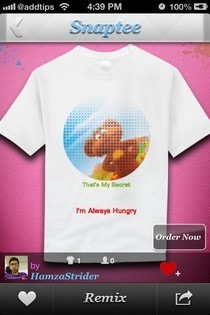 Snaptee iOS Page Snaptee iOS Page