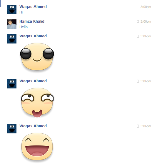 Stickers Hamza Khalid - Messages