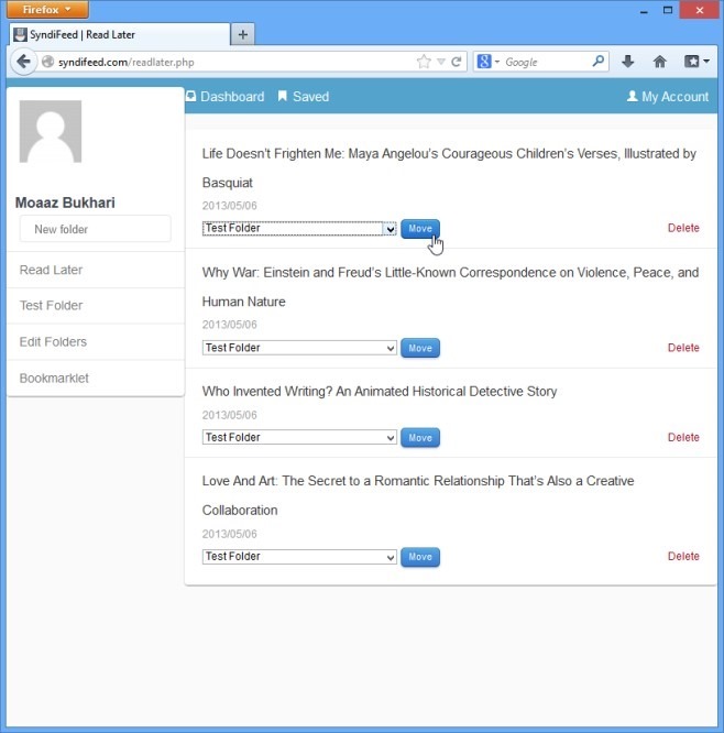 SyndiFeed read-later mechanics SyndiFeed read-later mechanics
