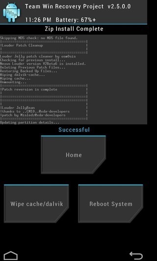 TWRP Recovery Install Complete TWRP Recovery Install Complete