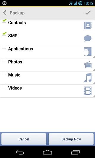 truBackup Select Data