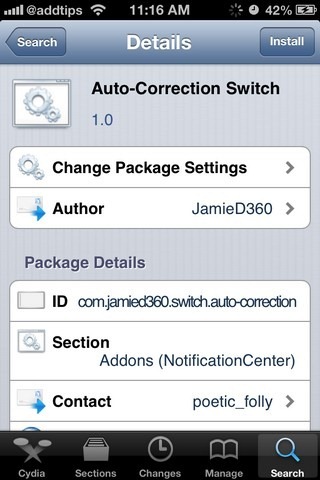 Auto-Correction Switch Cydia Auto-Correction Switch Cydia