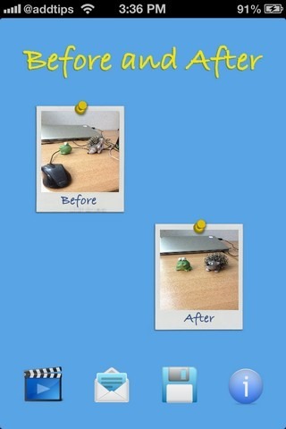 Before and After iOS Home Before and After iOS Home