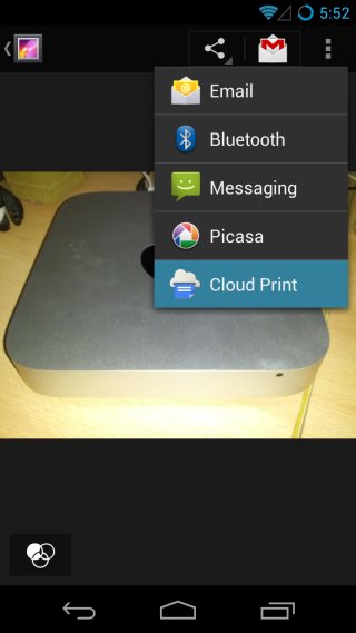 Cloud Print send Cloud Print send