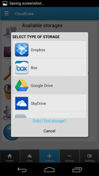 CloudCube add storage CloudCube add storage