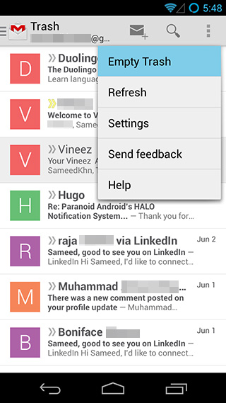 empty trash in gmail empty trash in gmail