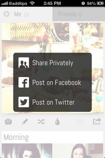 Eventiles iOS Share Eventiles iOS Share
