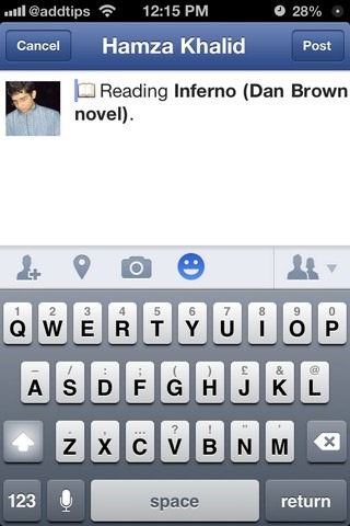 Facebook iOS Feels Facebook iOS Feels