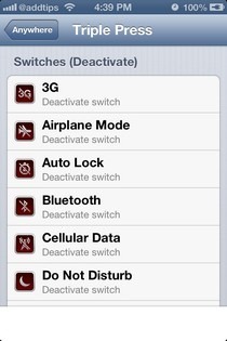 FlipSwitch iOS Deactivate FlipSwitch iOS Deactivate
