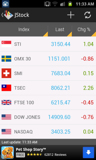 stock quote vs jstock android stock quote vs jstock android
