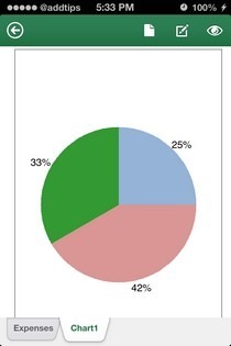 Office Mobile iOS Excel Chart Office Mobile iOS Excel Chart