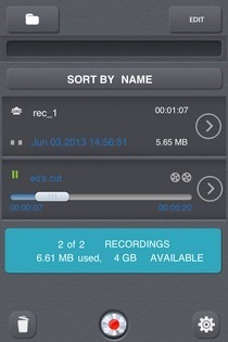 Pocket Recorder iOS Home Pocket Recorder iOS Home