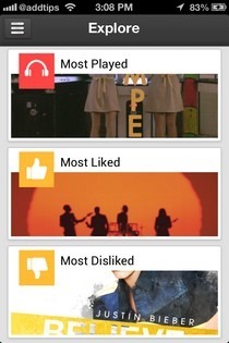 Soundwave Music Discovery iOS Explore Soundwave Music Discovery iOS Explore
