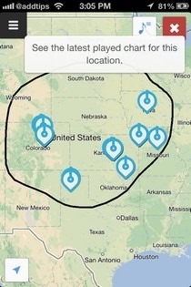 Soundwave Music Discovery iOS Map Soundwave Music Discovery iOS Map