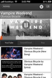 Soundwave Music Discovery iOS Song Soundwave Music Discovery iOS Song