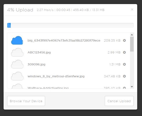 Upload Begin Upload Begin