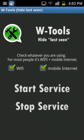 W-Tools start W-Tools start