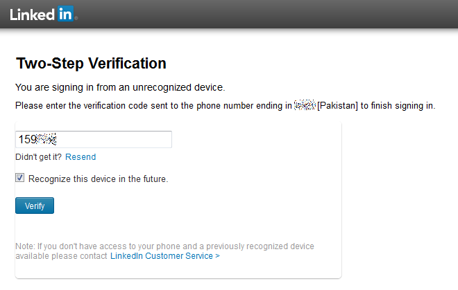 How To Setup Two Step Verification For Your LinkedIn Account