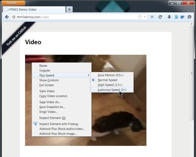 html5 playback speed html5 playback speed