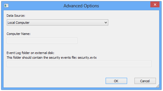 Advanced Options Advanced Options