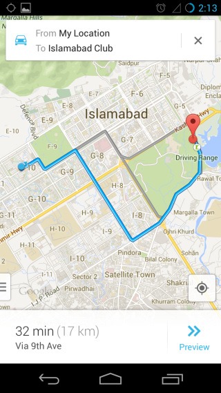 Direction view Direction view