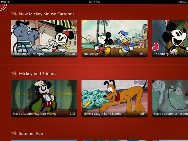 Mickey Video iPad Collectiom