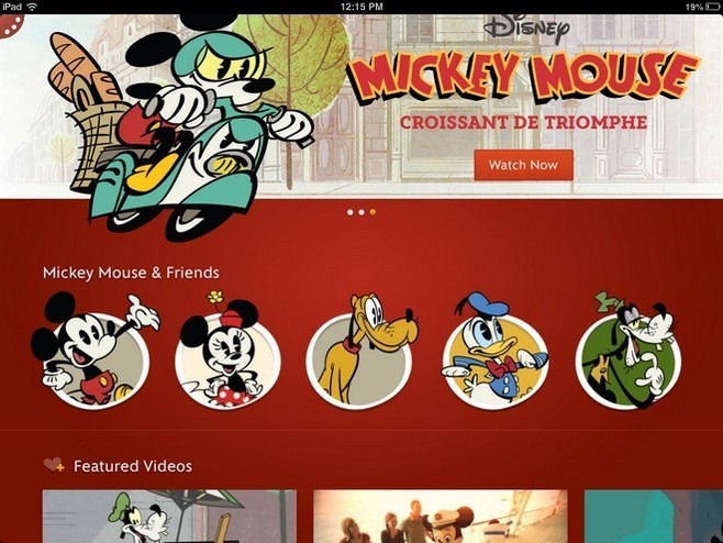 Mickey Video Brings Free Mickey Mouse & Other Disney Cartoons To iOS