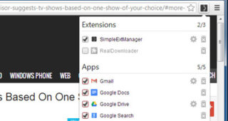 SimpleExtManager-Chrome-extensions-manager