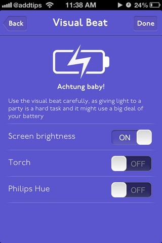 Splyce iOS Light Settings Splyce iOS Light Settings