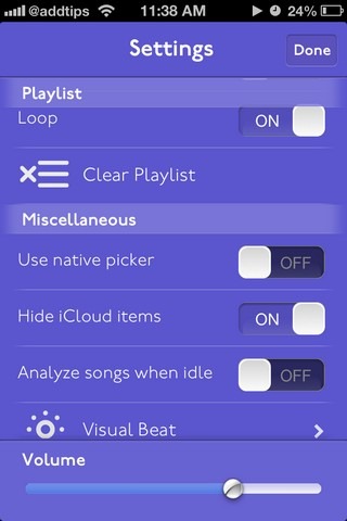 Splyce iOS Settings Splyce iOS Settings