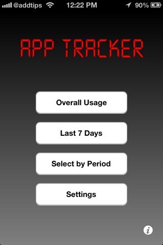 App Tracker iOS Home App Tracker iOS Home