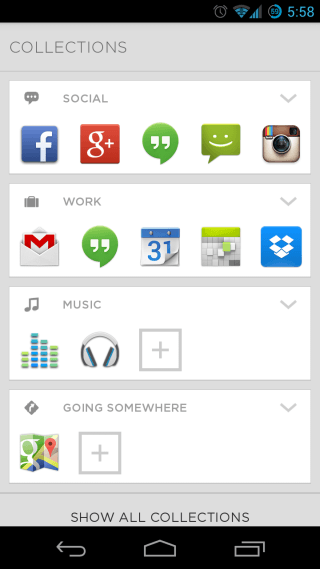 Aviate Launcher for Android Collections Aviate Launcher for Android Collections
