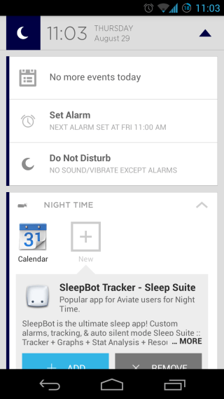 Aviate Launcher for Android Home 12 Night Aviate Launcher for Android Home 12 Night