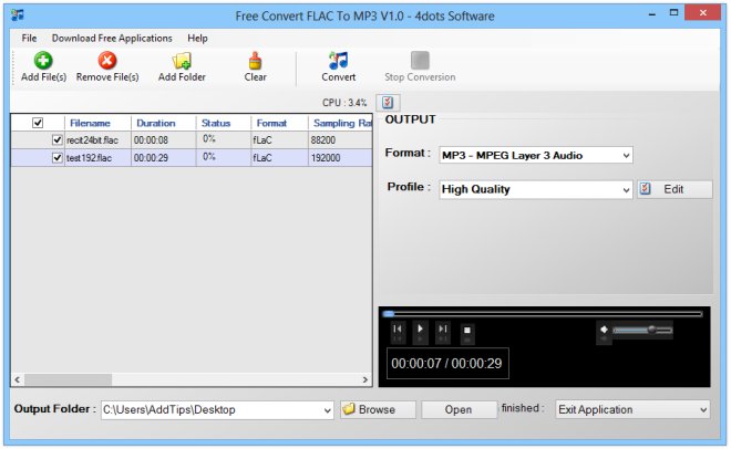 Flac converter