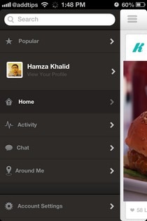 KeWe iOS Menu KeWe iOS Menu