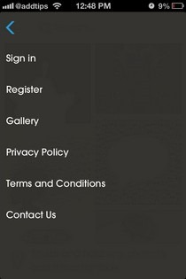 Меню Thinkstock iOS