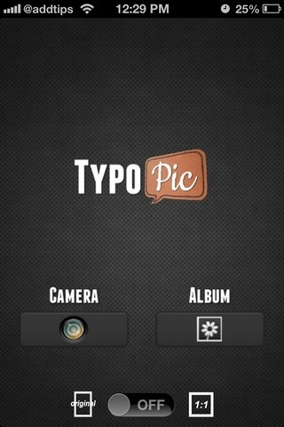 TypoPic iOS Home