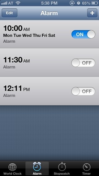 Alarm iOS 6 Alarm iOS 6