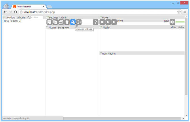 AudioStreamer - Google Chrome AudioStreamer - Google Chrome