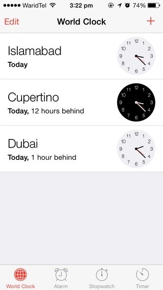 Clock iOS 7 Clock iOS 7
