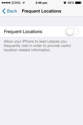 Frequent Locations iOS Frequent Locations iOS