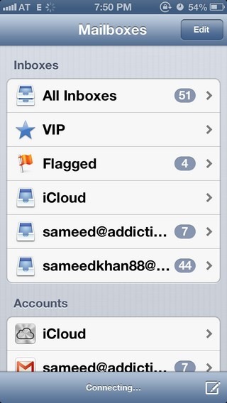 Mail iOS 6 Mail iOS 6