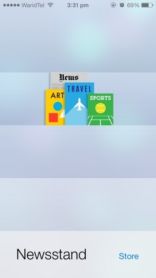 Newsstand iOS 7 Newsstand iOS 7
