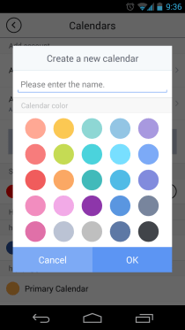 SolCalendar Calendars Create New SolCalendar Calendars Create New