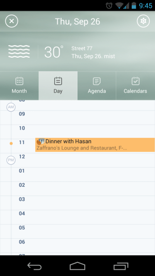SolCalendar Day View 1 SolCalendar Day View 1