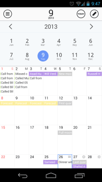 SolCalendar Month View 3 SolCalendar Month View 3