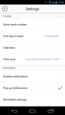 SolCalendar Settings 1 SolCalendar Settings 1